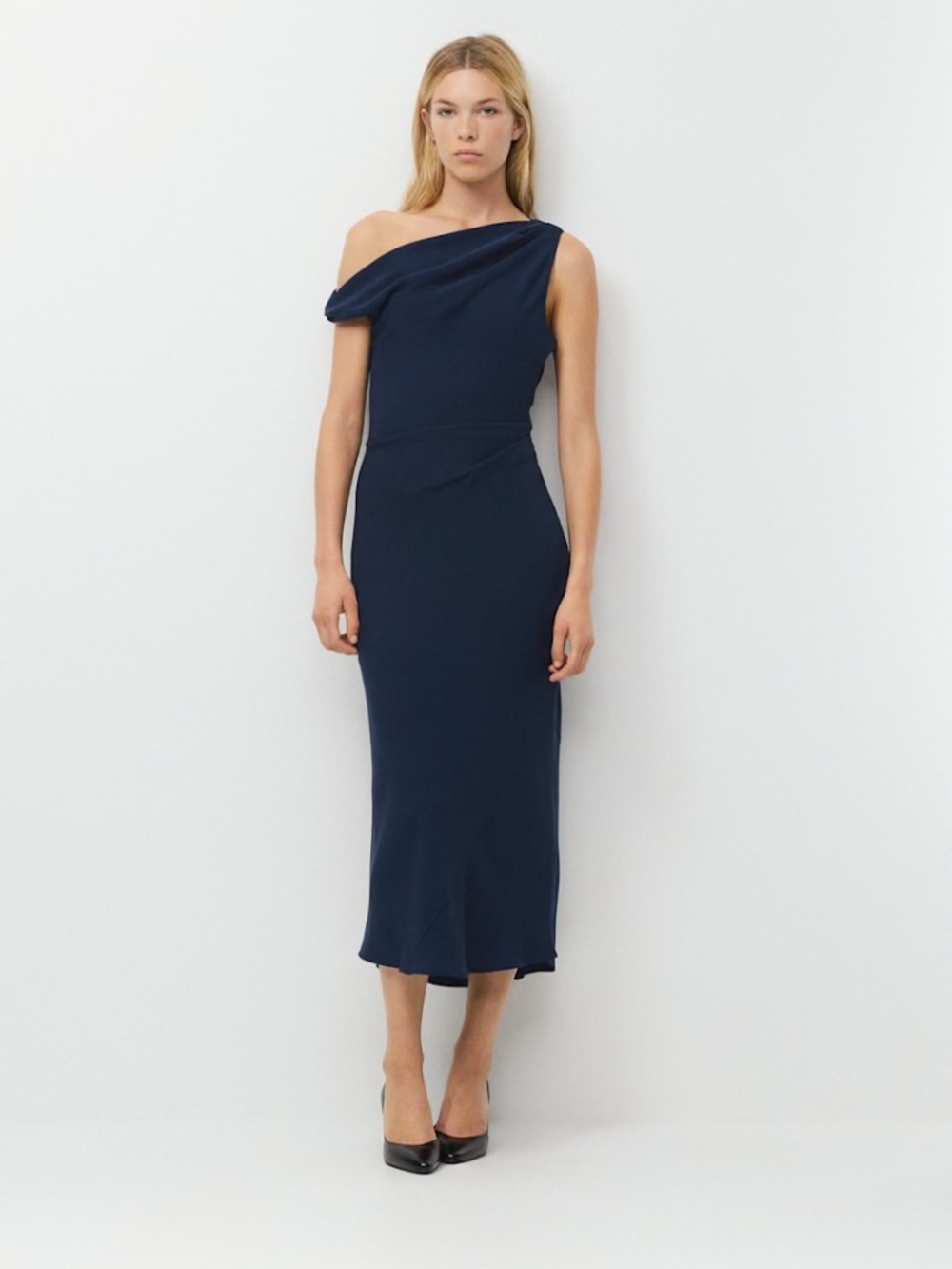 NWT Aritzia Klea Dress size XS Admiral Navy
